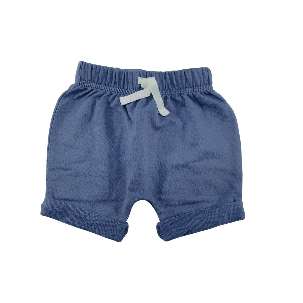 Cat and Jack Baby Boys 0-3 Months Blue Cotton Blend Pull On Shorts